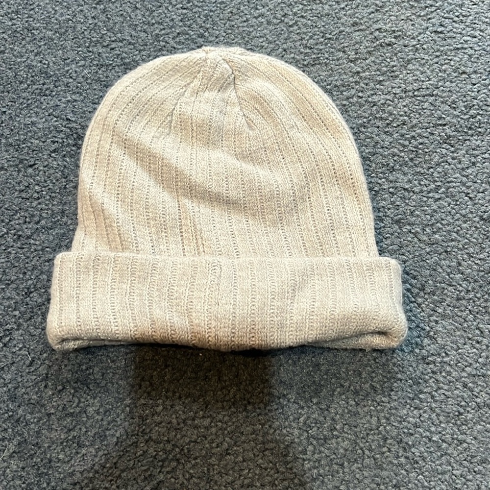 Grey winter hat